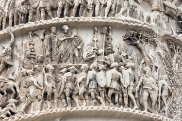 Rom, Italien. Trajanssäule